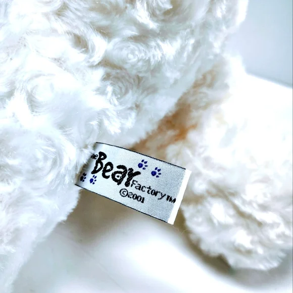 The Bear Factory Signature Collection White 13" Polar Bear Stuffed Plush Toy - Picture 5 of 8